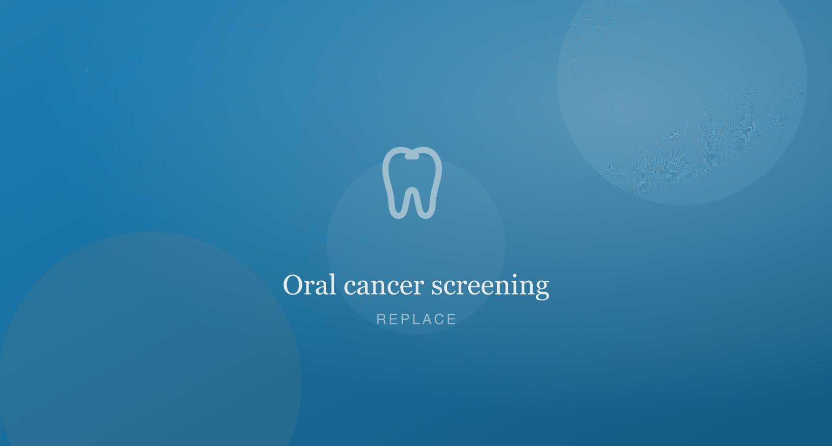 Oral Cancer Screening at Mohan's Dental & Maxillofacial Center